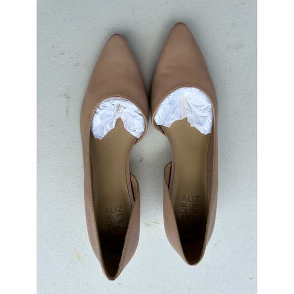 Brand New Naturalizer Samantha Pointed Toe D'Orsay Genuine Leather Slip On 8.5 W - Picture 1 of 3